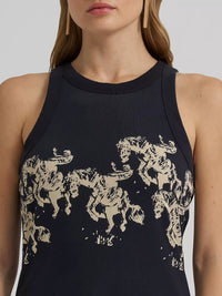 Wrangler x Lainey Wilson Cowboy Tank in Black