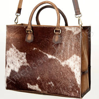 American Darling Hair-on-Hide Leather Concealed Carry Tote Bag