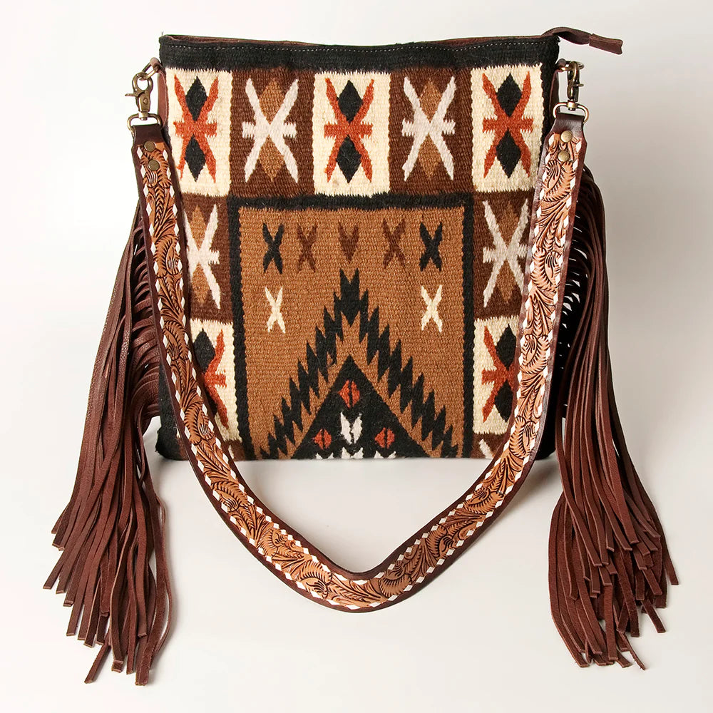 American Darling Vintage Saddle Blanket Large Crossbody Bag