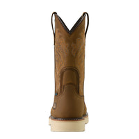 Ariat Men's Activator Argo Waterproof Round Toe Composite Toe Work Boot in Distressed Brown