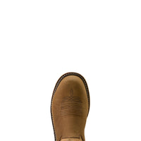 Ariat Men's Activator Argo Waterproof Round Toe Composite Toe Work Boot in Distressed Brown