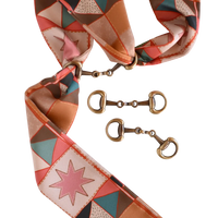 Snaffle Bit Twilly Scarf Slide (Available in 2 Colors)