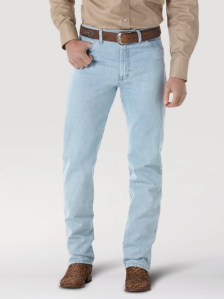 Wrangler Men's Original Cowboy Cut Active Flex Jean in Bleach