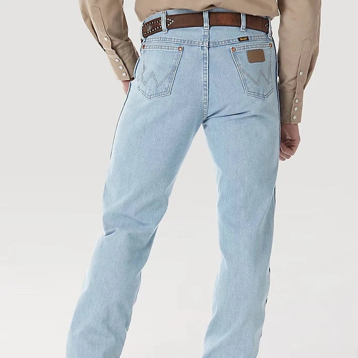 Wrangler Men's Original Cowboy Cut Active Flex Jean in Bleach