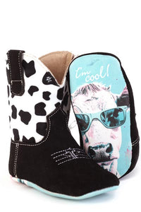 Tin Haul Infants' Cow-a-bunga Boot with Holy Cow I'm Cool Sole