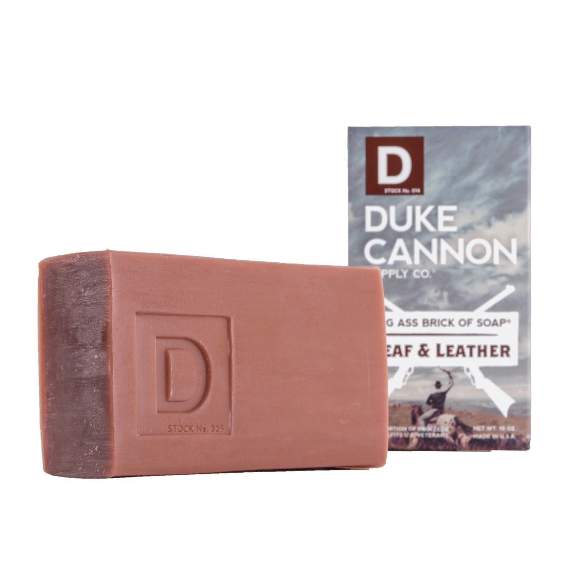 Duke Cannon Big Ass Brick of Soap in Leaf & Leather