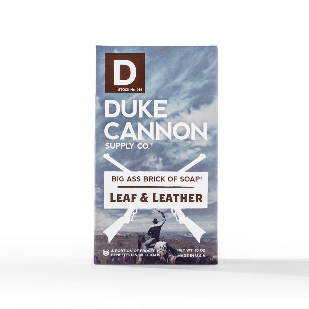 Duke Cannon Big Ass Brick of Soap in Leaf & Leather