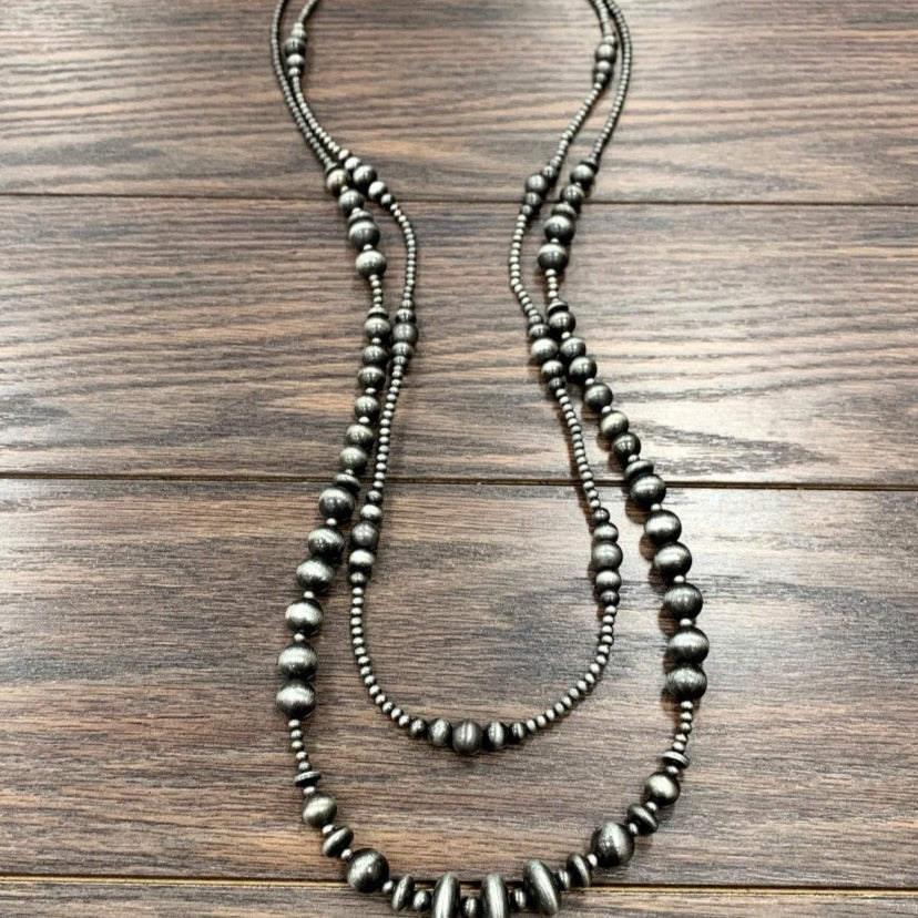 Two Strand Navajo Pearl Necklace