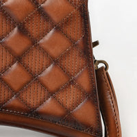 American Darling Mini Genuine Leather Western Quilted Handbag