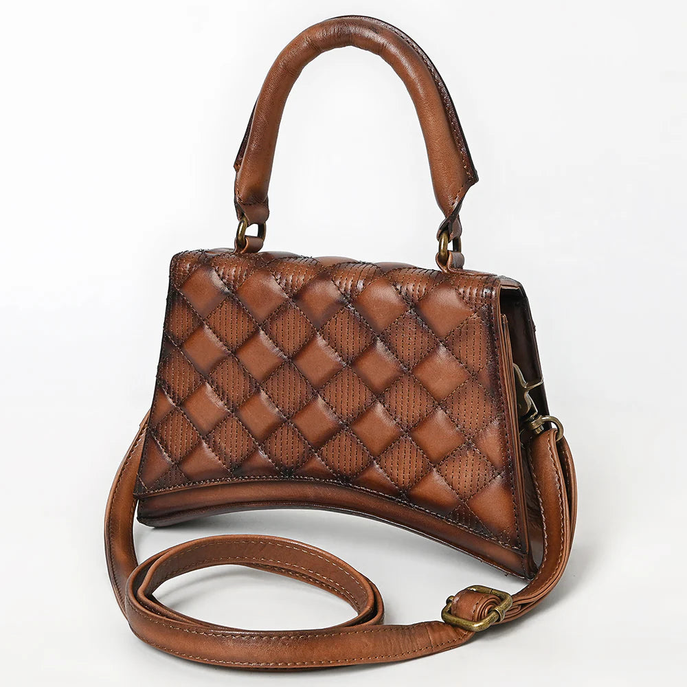 American Darling Mini Genuine Leather Western Quilted Handbag