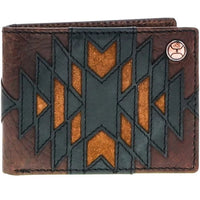 Hooey "Kai" Patchwork Front Pocket Bi-Fold Wallet