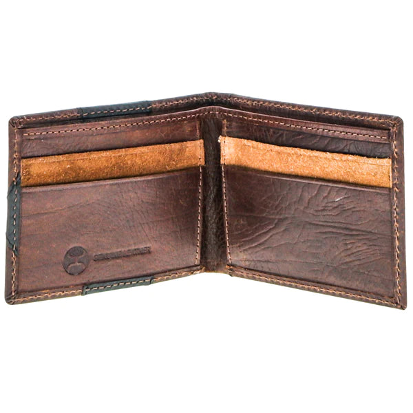 Hooey "Kai" Patchwork Front Pocket Bi-Fold Wallet