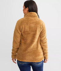 Kimes Ranch Women's Fozzie Pullover Sweatshirt in Camel