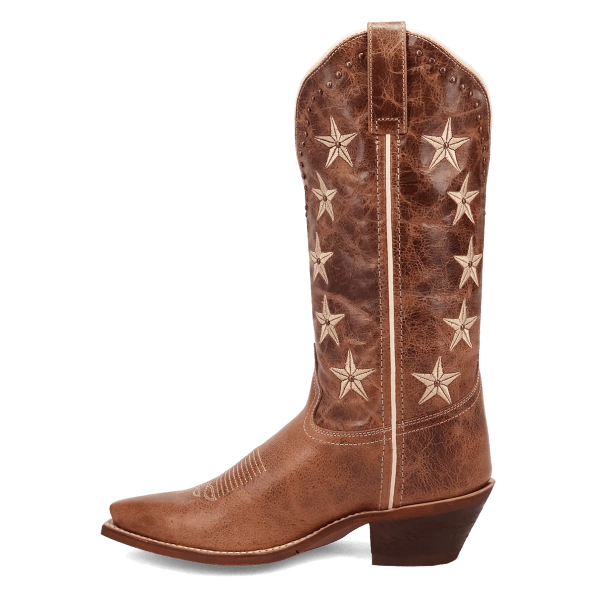 Laredo Women's Serenade Snip Toe Leather Boot in Brown