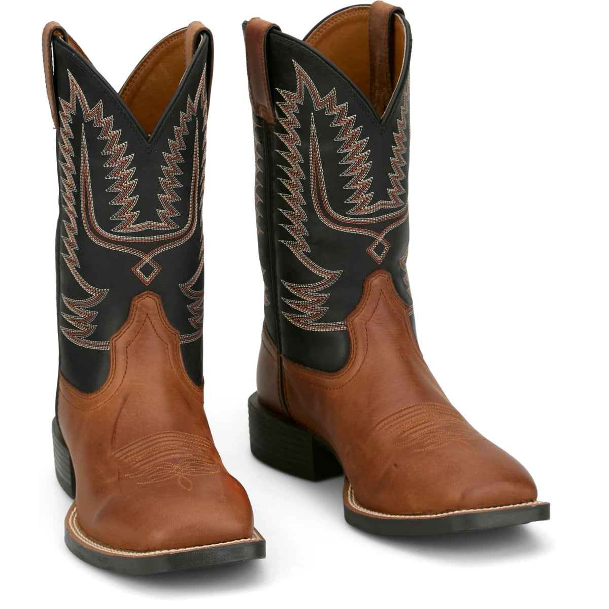 Justin Men's Gage 11" Western Boot in Tan Brown/Black