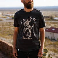 Sendero Provisions Co. Men's Velociwrangler Graphic T-Shirt in Black