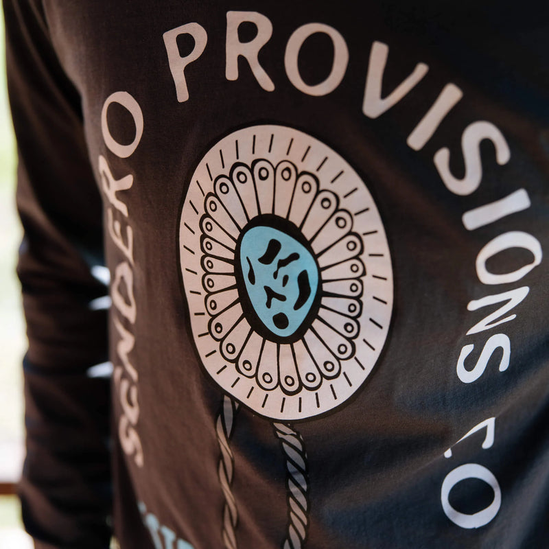 Sendero Provisions Co. Men's El Bolo Graphic Long Sleeve T-Shirt in Black