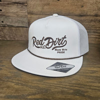 Red Dirt Hat Co. "Over The Top" Rope Hat in White