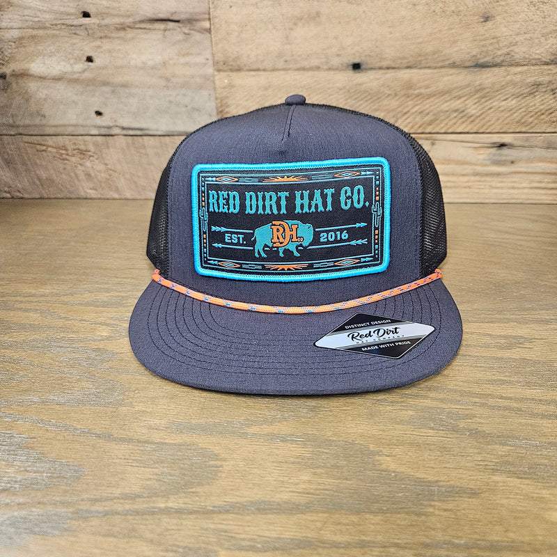 Red Dirt Hat Co. "Tarnation" Rope Hat in Black