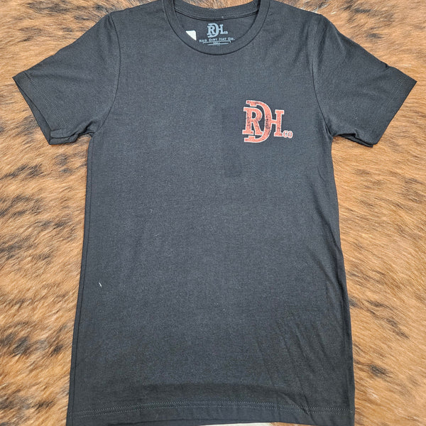 Red Dirt Hat Co. "Paisley" Graphic T-Shirt in Black