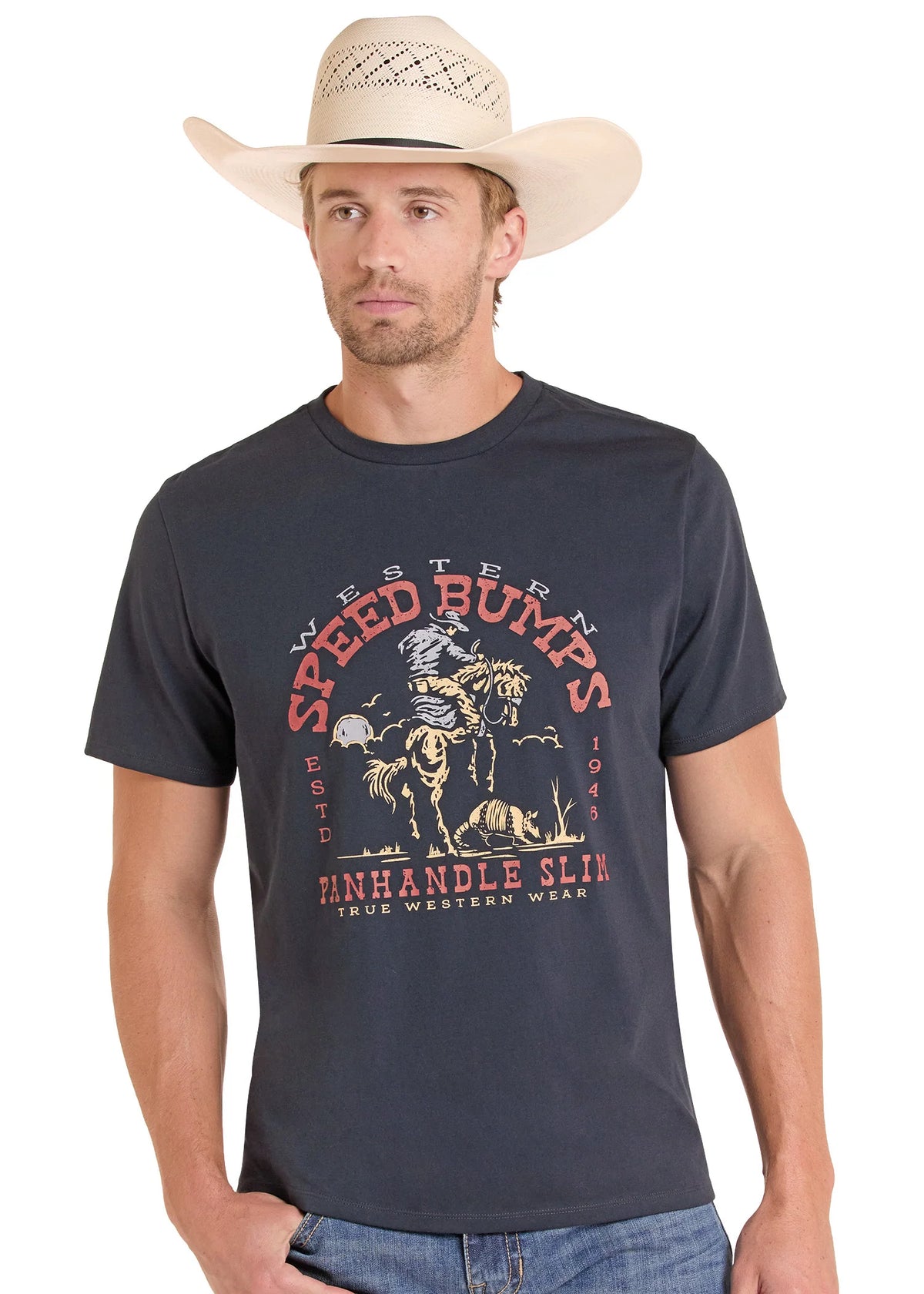Panhandle Slim Unisex Graphic T-Shirt in Black