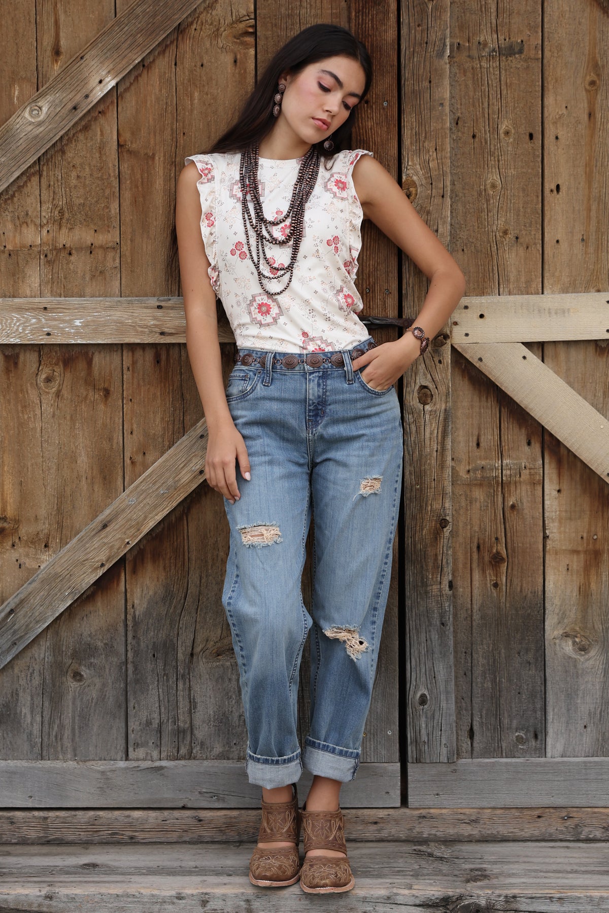 Cruel Women's Mid Ride Boyfriend Jean