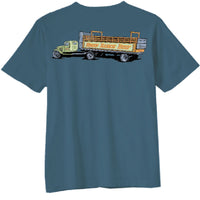 Kimes Ranch Lucky B Vintage Hauler T-Shirt in Mid Blue