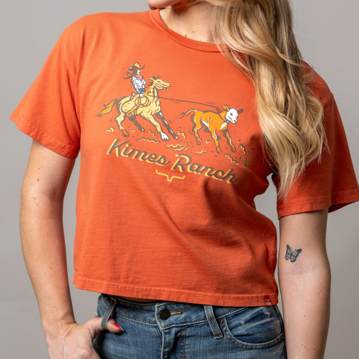Kimes Ranch Women's Lucky B Roper in Spice Red