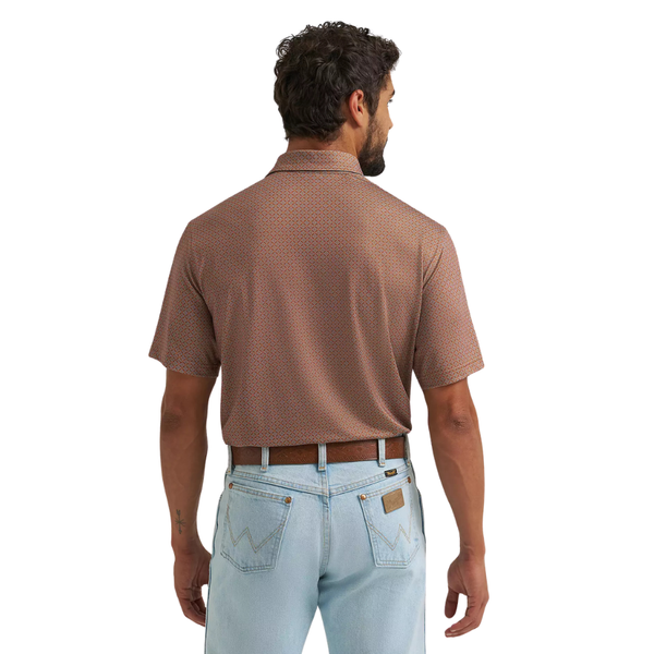 Wrangler ATG Men's Performance Polo Shirt in Argon Oil