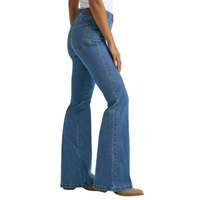 Wrangler Women's Bespoke High Rise Flare Jean in Jemma