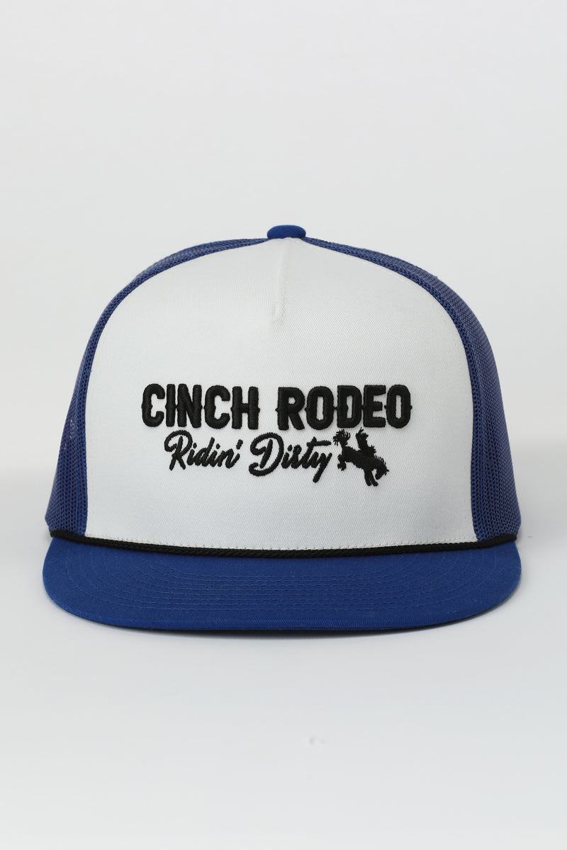 Cinch Men's Ridin' Dirty Snapback in Royal Blue