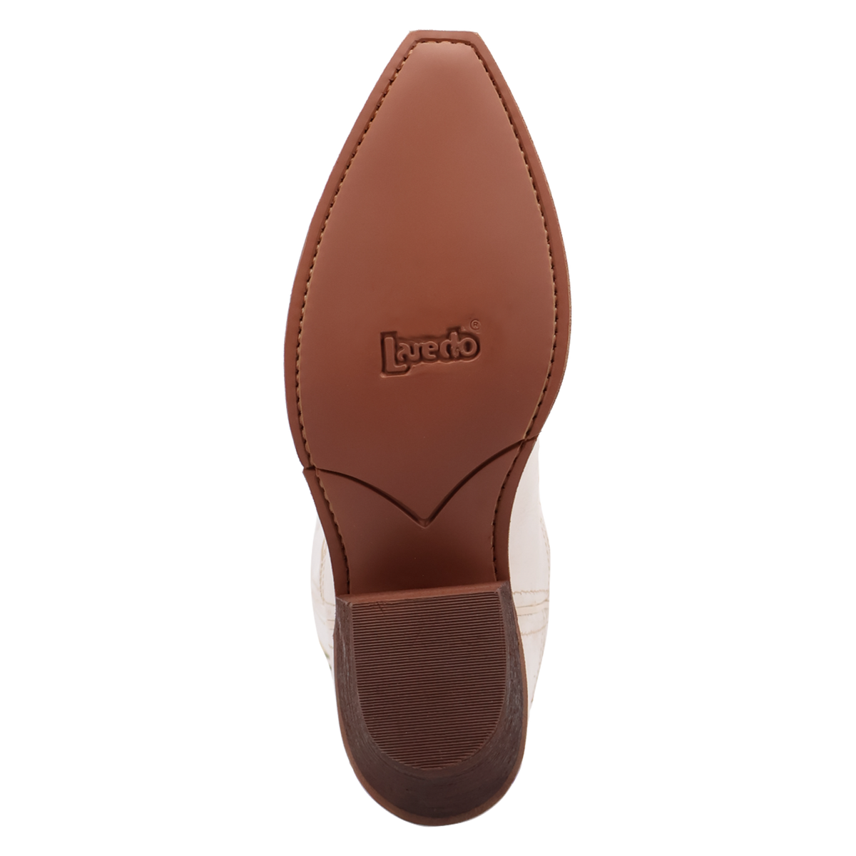 Laredo Women's Serenade Snip Toe Leather Boot in White