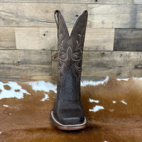 Circle G Men's Carunga Square Toe Western Boot in Chocolate