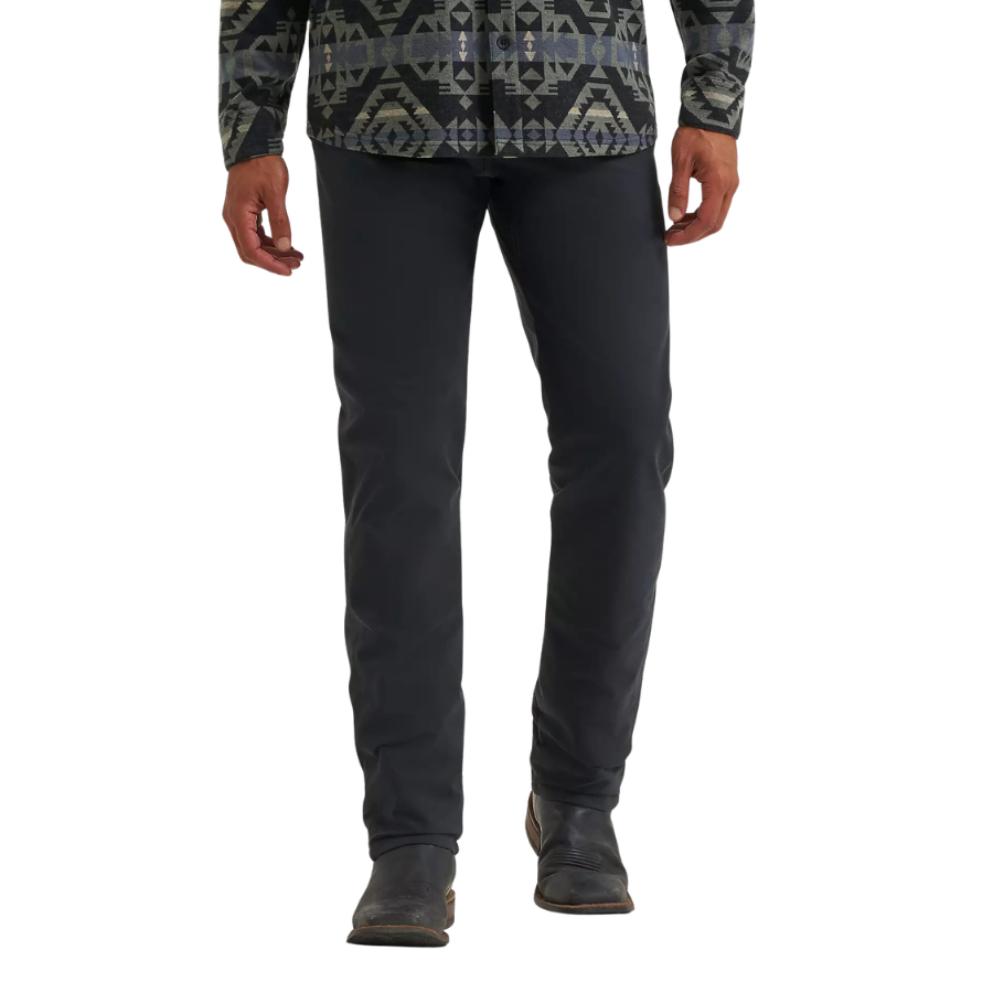 Wrangler Men's All Terrain Gear Techno Knit 5 Pocket Pant in Phantom