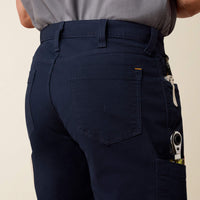 Ariat Men's Rebar M4 Relaxed Made Tough DuraStretch Straight Leg Pant in Dark Navy