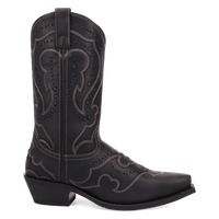 Laredo Men's Squire Snip Toe Western Boot in Black