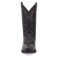 Laredo Men's Squire Snip Toe Western Boot in Black