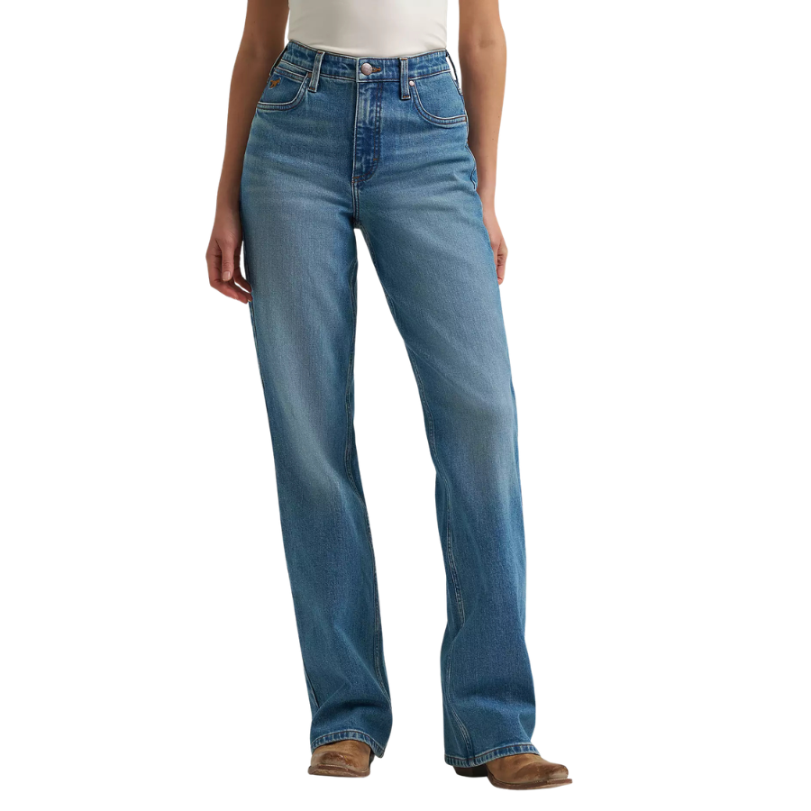 Wrangler Women's Ultimate Riding Jean High Rise Skylar Relaxed Bootcut in Ryan