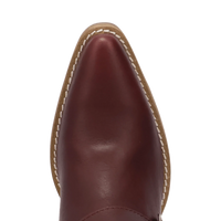 Dingo Women's Saddle Up Leather Bootie in Burgundy