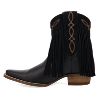 Dingo Women's Last Ride Leather Bootie in Black
