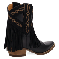 Dingo Women's Last Ride Leather Bootie in Black