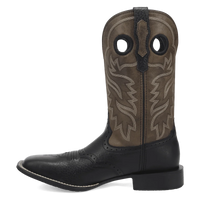 Laredo Men's Burnham Leather Boot in Black/Grey