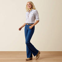 Ariat Women’s High Rise Daisy Slim Trouser Jeans in Rinse (Available in Regular and Plus Sizes)