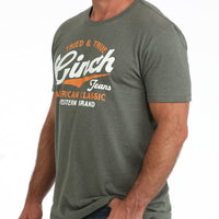 Cinch Men's Logo Graphic T-Shirt in Olive