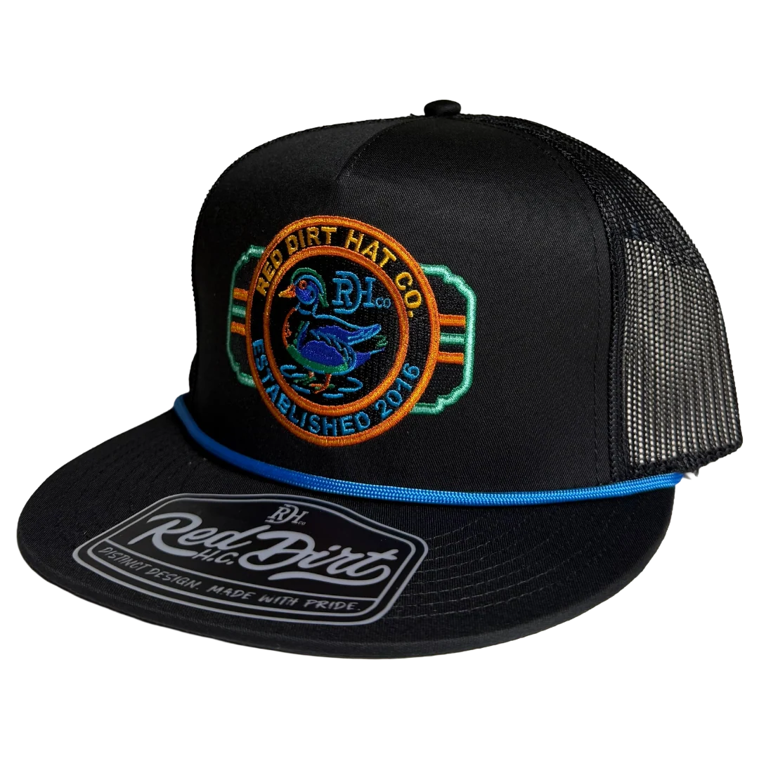 Red Dirt Hat Co. Neon Woody Hat in Black