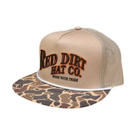 Red Dirt Hat Co. Old Skool II Hat in Khaki