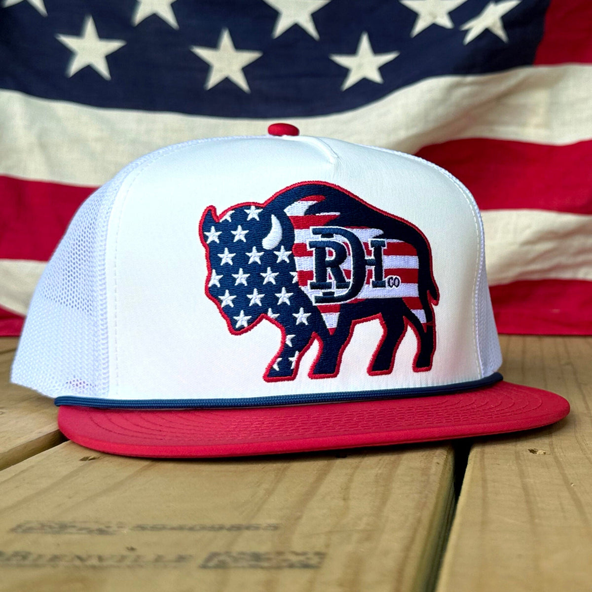 Red Dirt Hat Co. Two Five O Hat in White