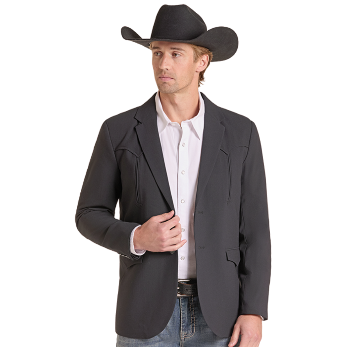 Rock & Roll Denim Men's Black Sport Coat