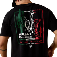 Ariat Men's Buckin Baqueno S/S Graphic Tee in Black