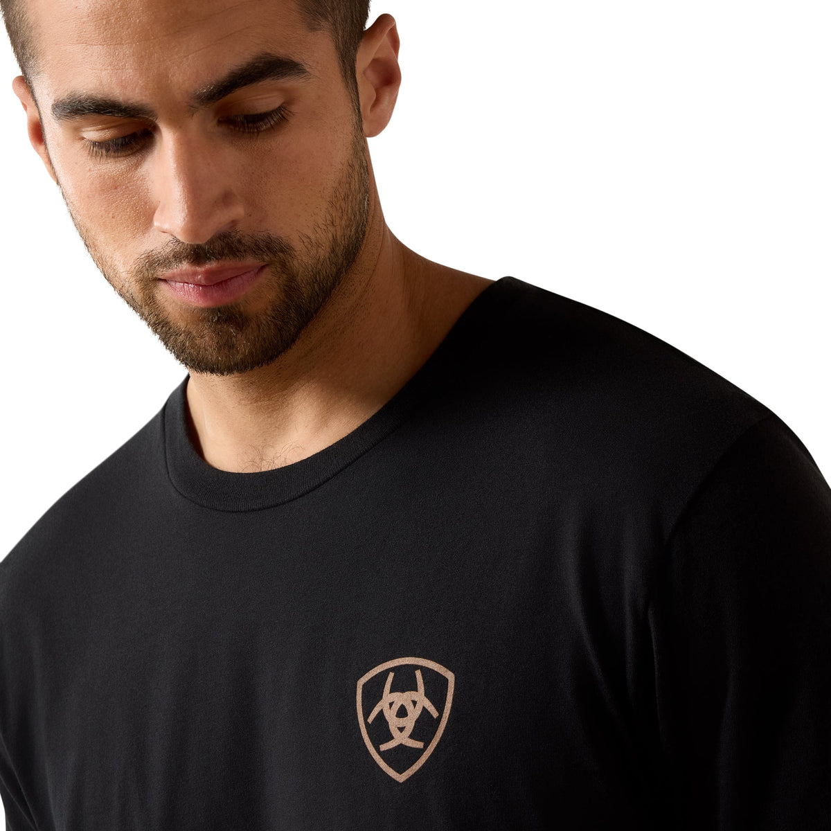 Ariat Men's X-Ray Bison S/S Graphic Tee in Black